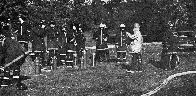 1976 - Fire Extinguisher Training at Thorndale Fire Training School